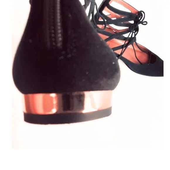 ‼️SOLD‼️‼️ BELGRAVA FLATS BLACK SUEDE(SOLD) - Picture 6 of 12